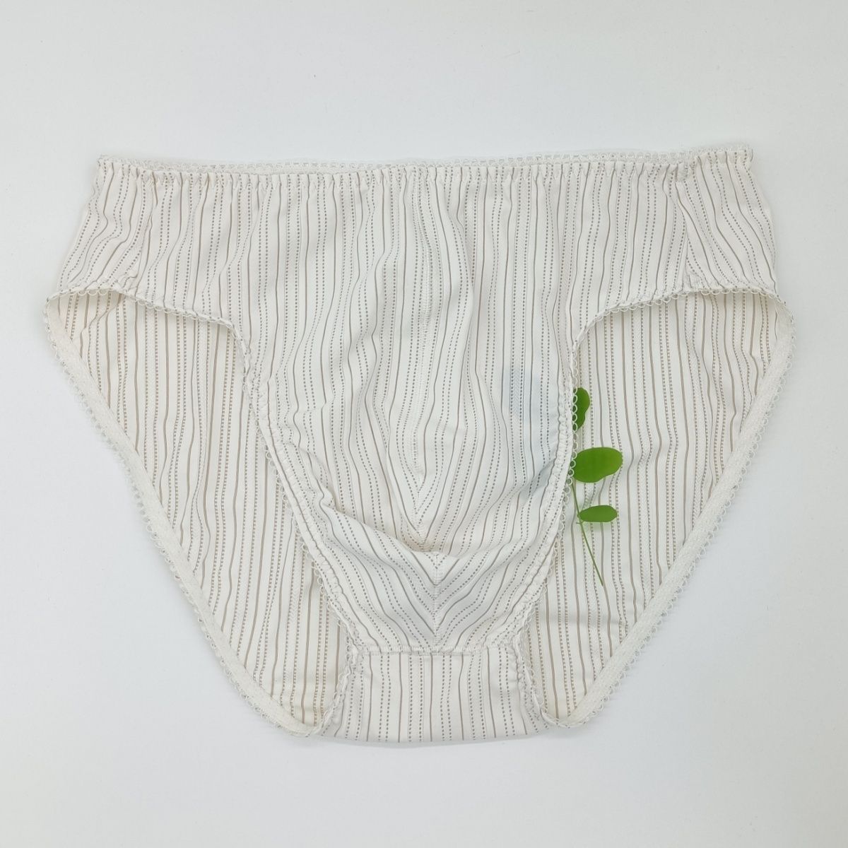 Stripe Design Man's Beige Colo - Boxer Brief Pack Cotton บทวิจารณ์และราคา