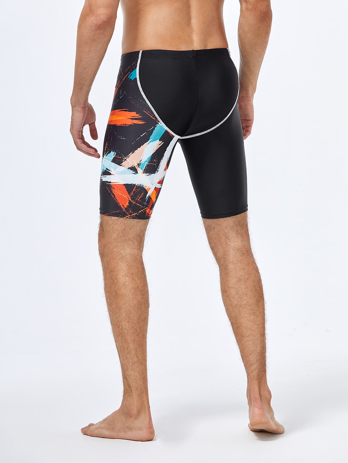 Adult Men's Compression Swim T - Compression Shorts Athletes บทวิจารณ์และราคา