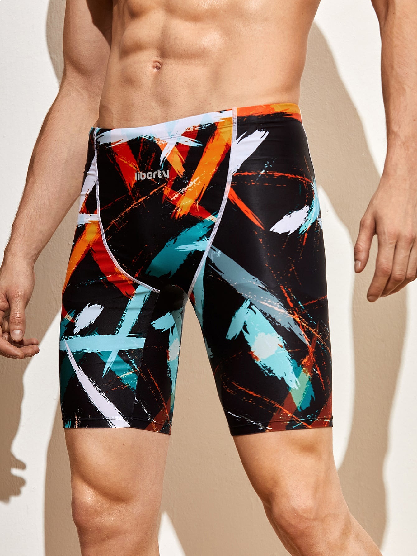 Adult Men's Compression Swim T - Compression Shorts Athletes บทวิจารณ์และราคา