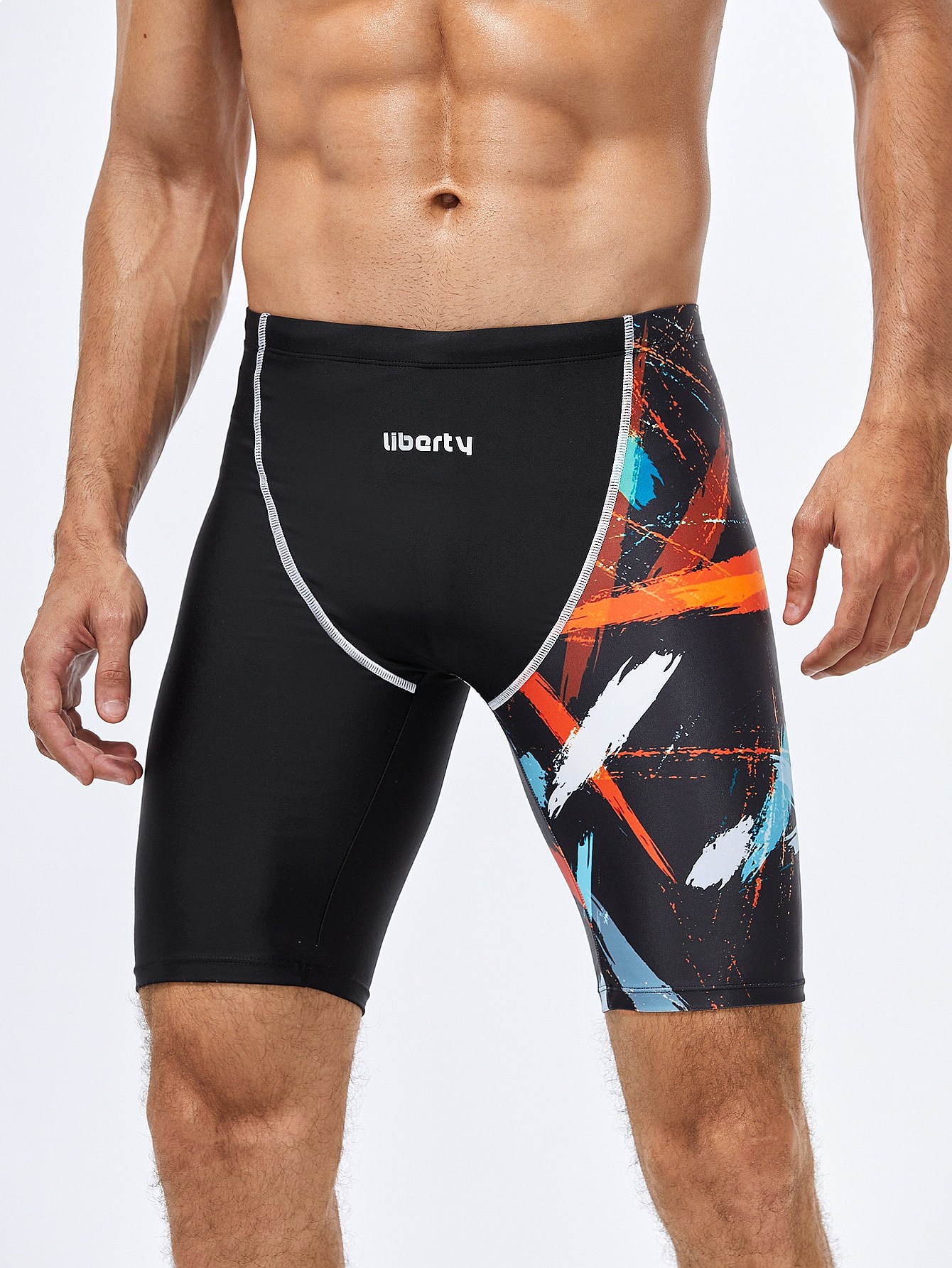 Adult Men's Compression Swim T - Compression Shorts Athletes บทวิจารณ์และราคา