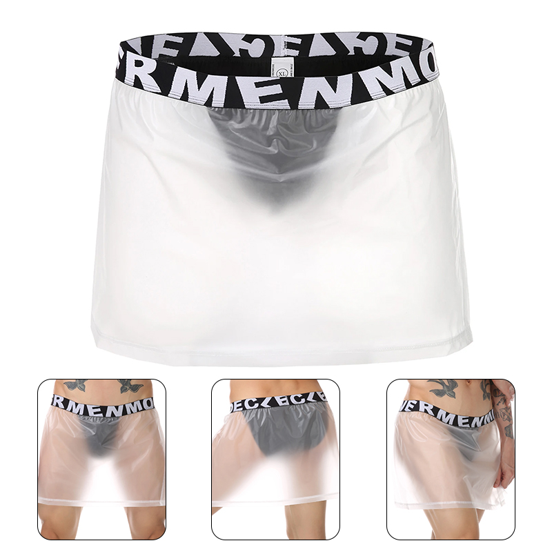 Men Sexy Transparent Swimwear  - Boxer Shorts Modal บทวิจารณ์และราคา
