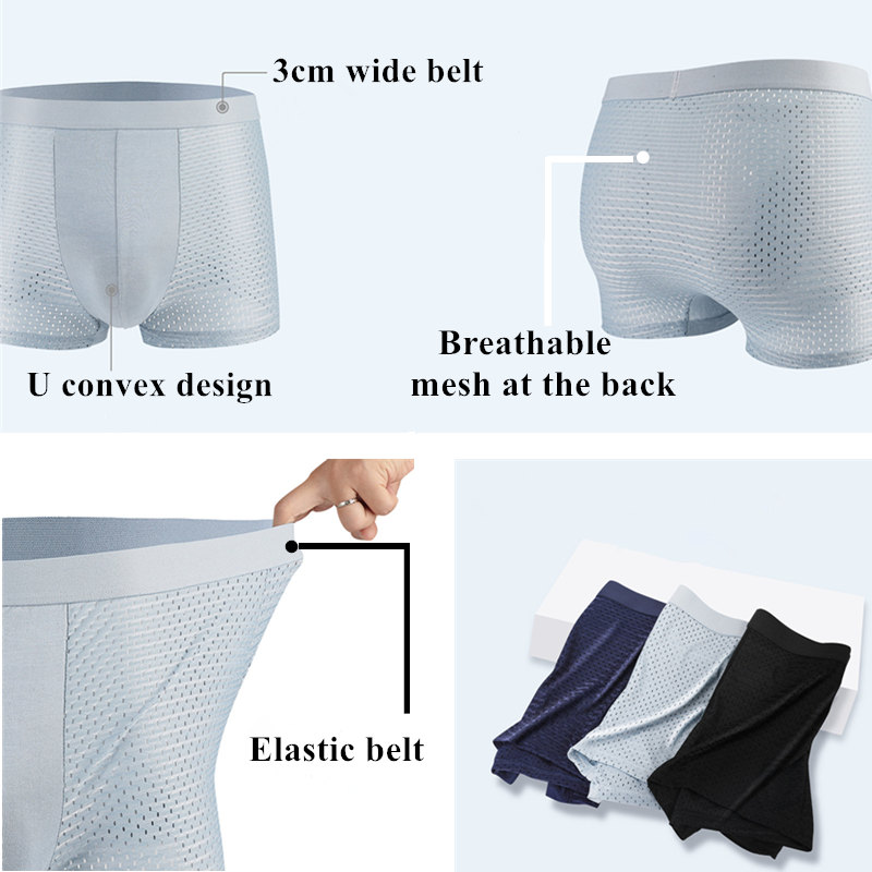 4pcs/Lot Underwear Men's Panti - Multi Pack Underwear บทวิจารณ์และราคา