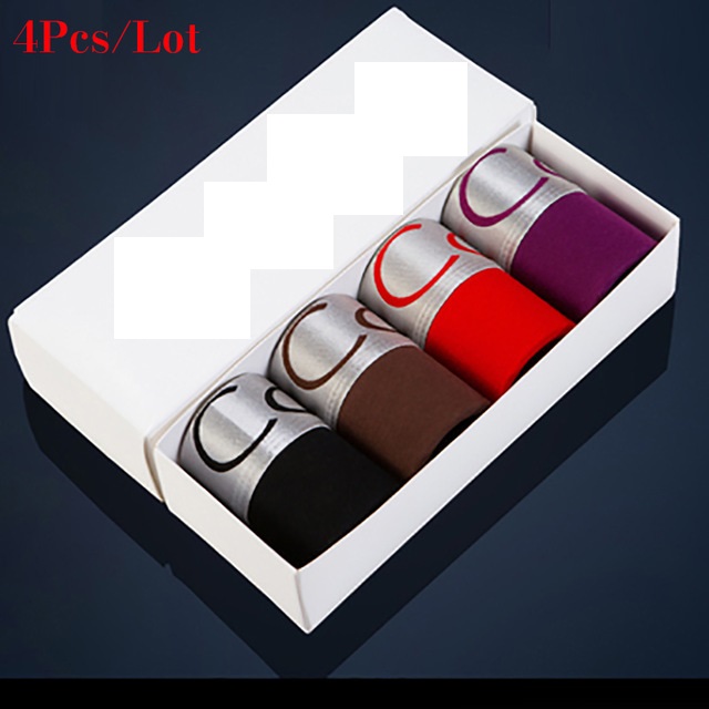 4Pcs/Lot Mens Underwear Boxers - Multi Pack Underwear บทวิจารณ์และราคา