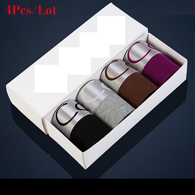 4Pcs/Lot Mens Underwear Boxers - Multi Pack Underwear บทวิจารณ์และราคา