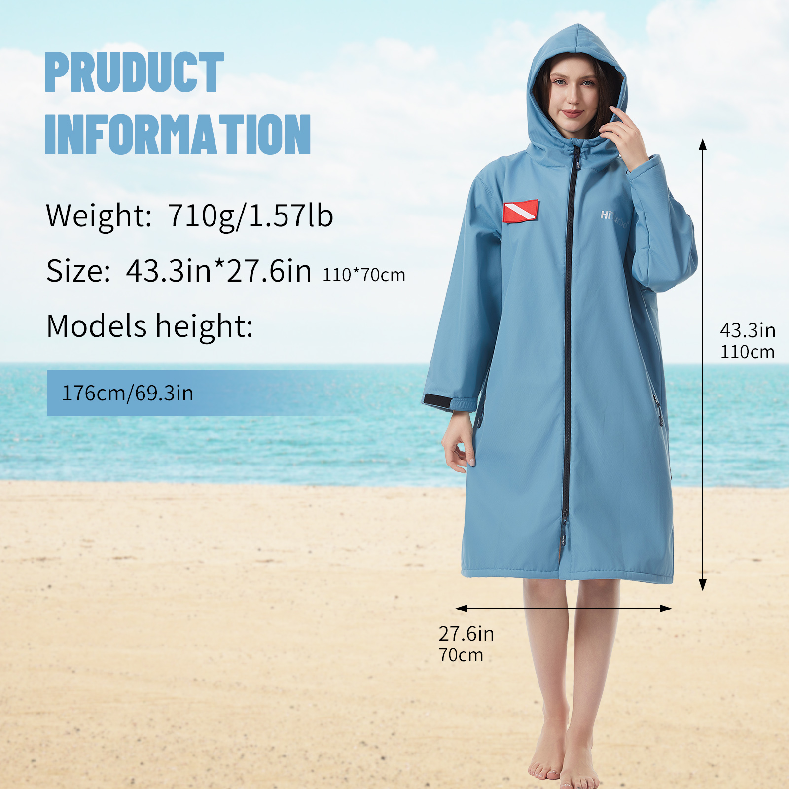 Hiturbo Long Sleeve Hooded Wat - Thermal Long John บทวิจารณ์และราคา