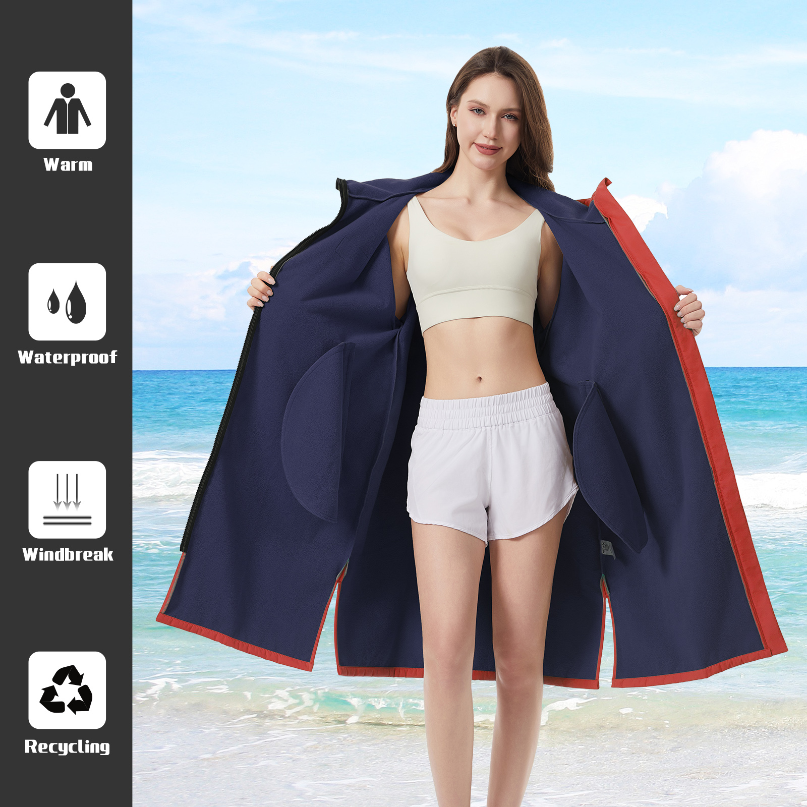 Hiturbo Long Sleeve Hooded Wat - Thermal Long John บทวิจารณ์และราคา