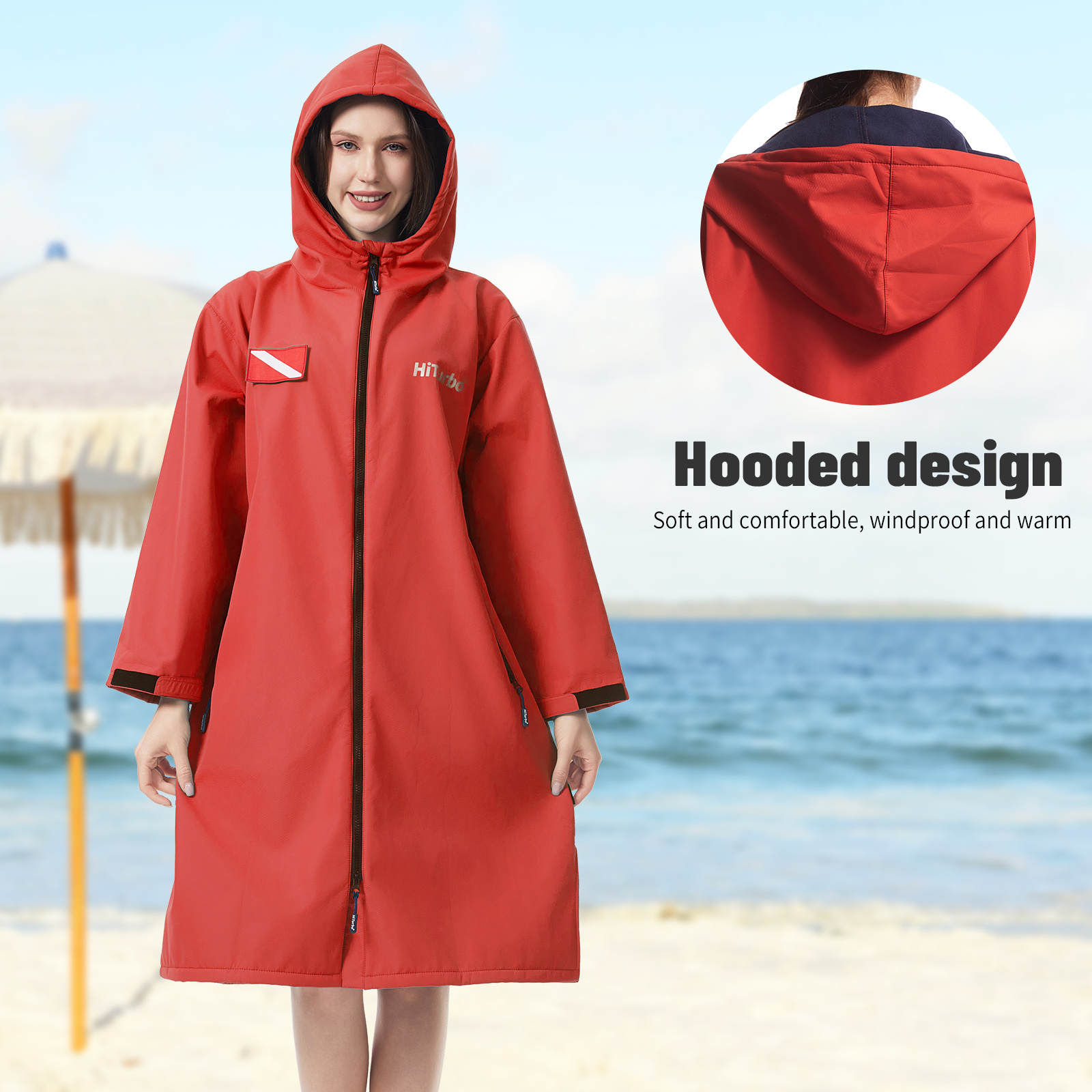 Hiturbo Long Sleeve Hooded Wat - Thermal Long John บทวิจารณ์และราคา