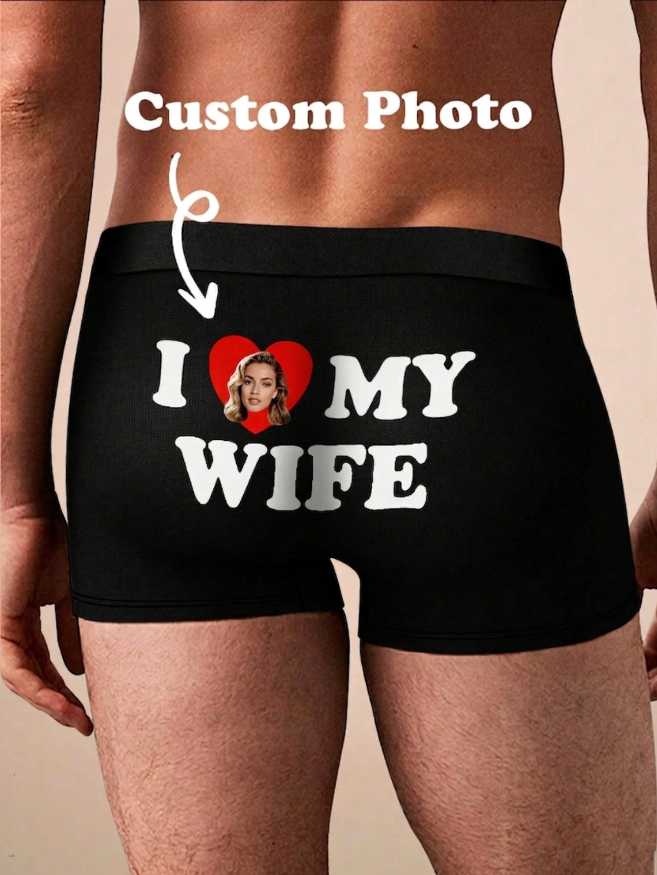 Custom Photo Boxers for Men Pe - Boxer Brief Pack Cotton บทวิจารณ์และราคา