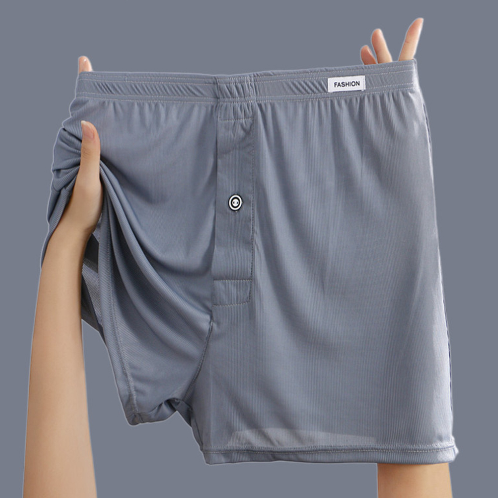 Sexy Men Daily Ice Silk Loose  - Boxer Shorts Modal บทวิจารณ์และราคา