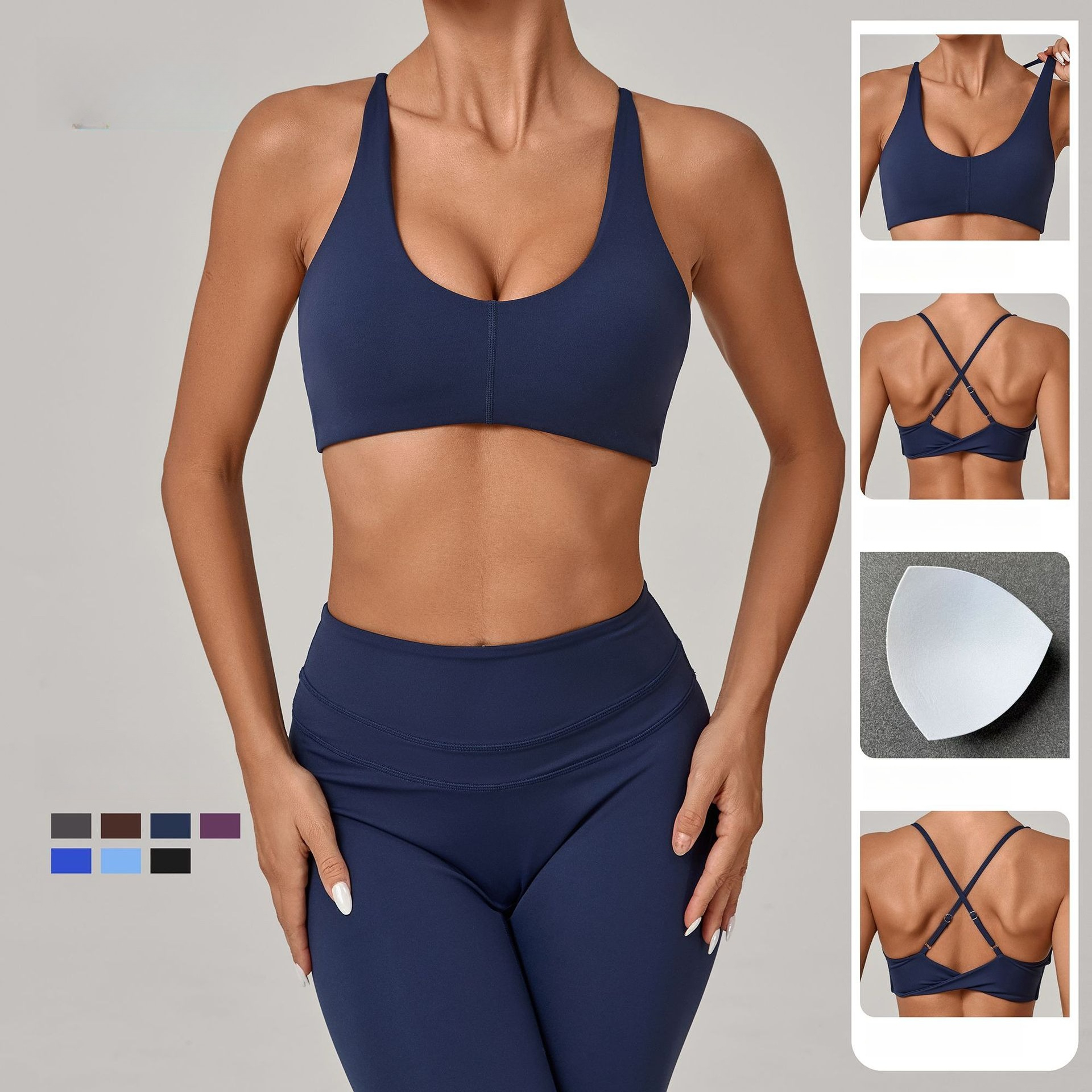 Sports Bra Women Fitness Bra H - Quick Dry Underwear บทวิจารณ์และราคา